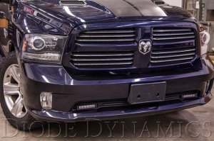 Dodge Ram LED Light Bars - Diode Dynamics - SS6 Stage Series 6in - Amber - `13-`18